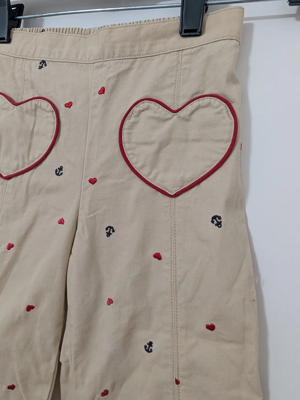 Vintage Gymboree Bon Voyage Heart Anchor Pants Girls 4T Y2K 2006